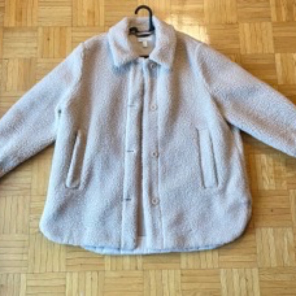 COS Faux Shearling Shacket